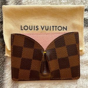 Authentic Louis Vuitton Damier Ebene Caissa Cardholder